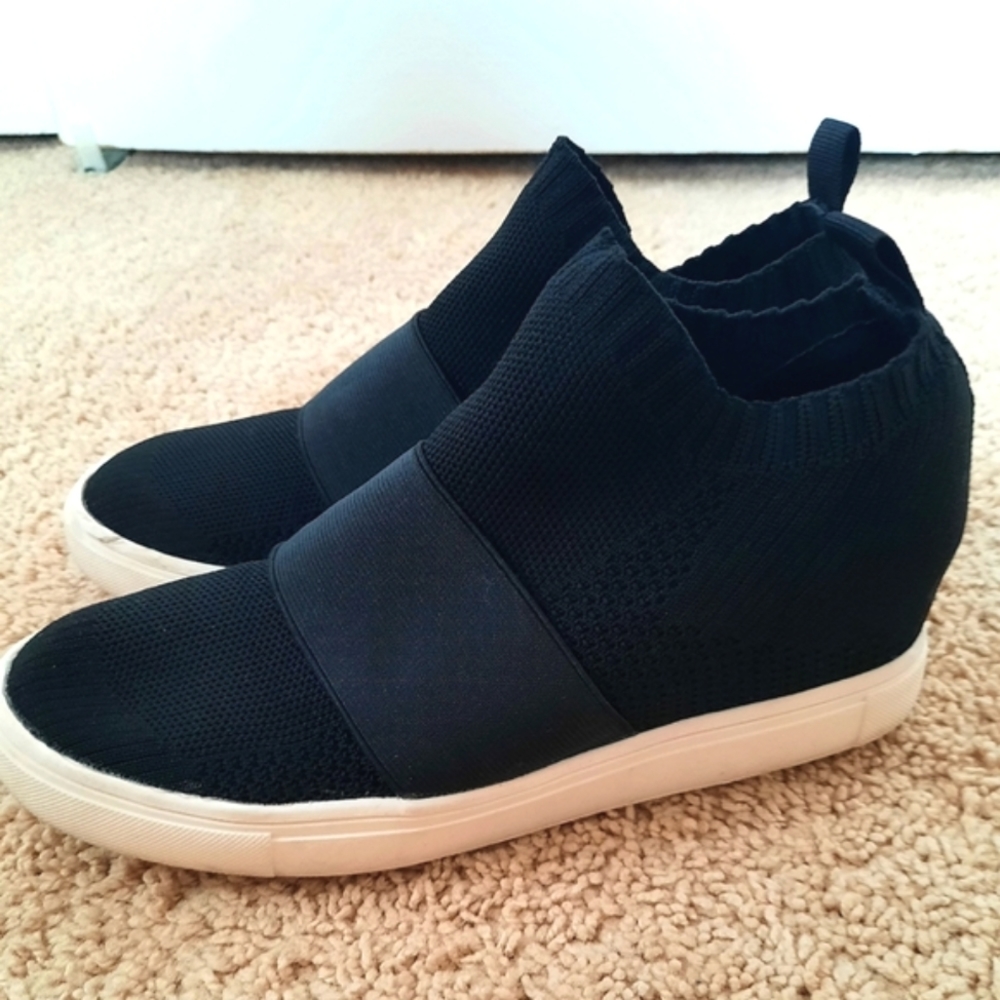 Material Girl Quila Sock Wedge Sneakers